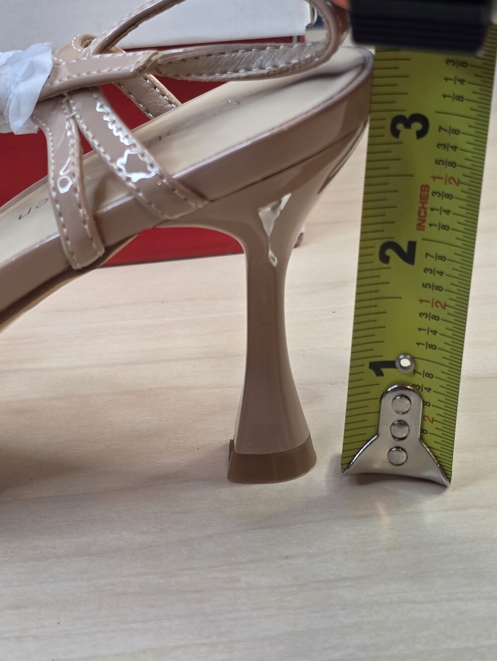 Women's Kitten Heels Strappy Up Sandals Inch Stiletto Heel, Square Open Toe/NIB - Picture 15 of 16